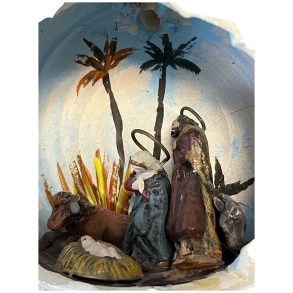 Ortigas Nativity Scene in Clay Canteen – Made in Spain – Handcrafted Wall Hangin - Picture 5 of 16